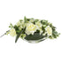 Artificial 25cm White Rose Arrangement